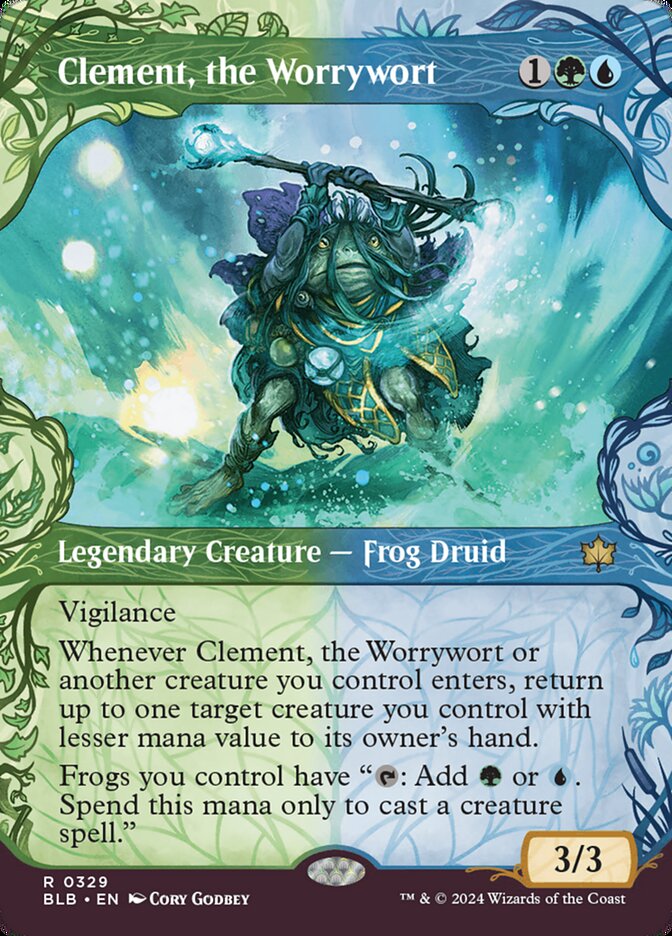 Clement, the Worrywort, Bloomburrow Card Art