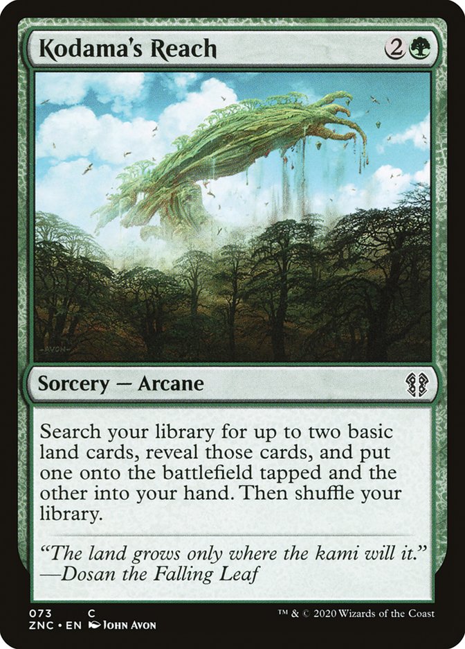 Kodama's Reach, Zendikar Rising Commander Card Art