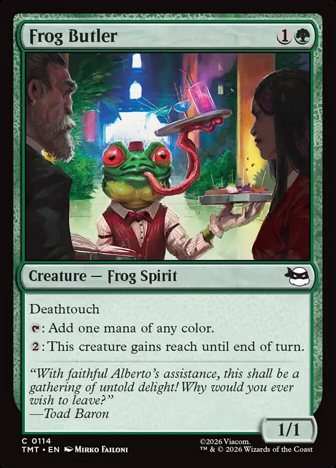 Frog Butler, Teenage Mutant Ninja Turtles Card Art