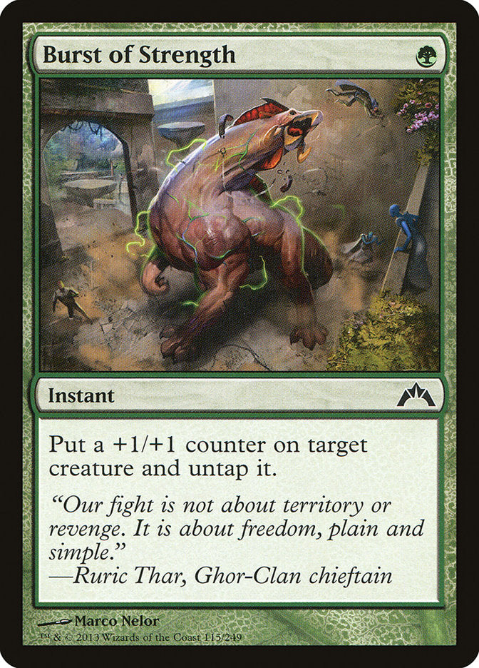 Burst of Strength, Gatecrash Card Art