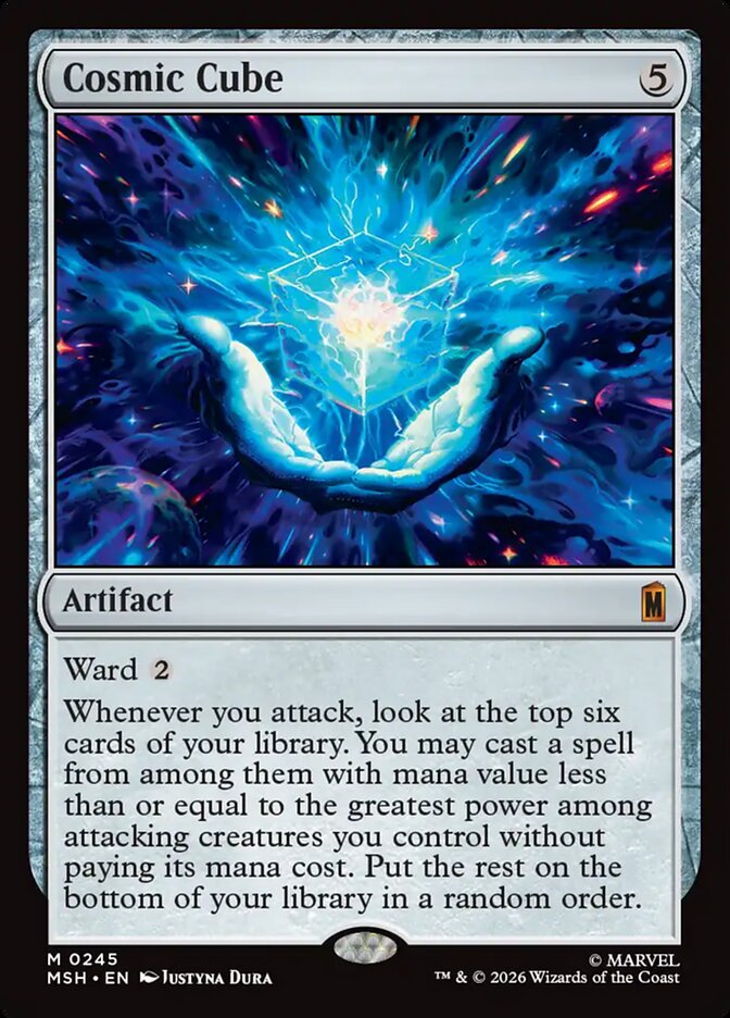 Cosmic Cube, Marvel Super Heroes Card Art