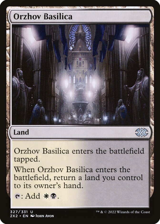 Orzhov Basilica, Double masters 2022 Card Art