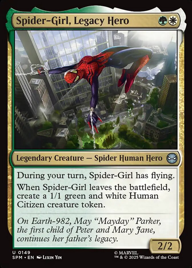 Spider-Girl, Legacy Hero, Marvel'S Spider-Man Card Art