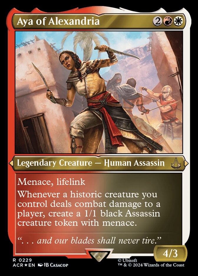 Aya of Alexandria, Assassin'S Creed Card Art