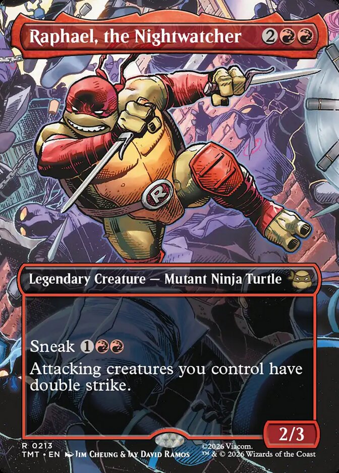 Raphael, the Nightwatcher, Teenage Mutant Ninja Turtles Card Art