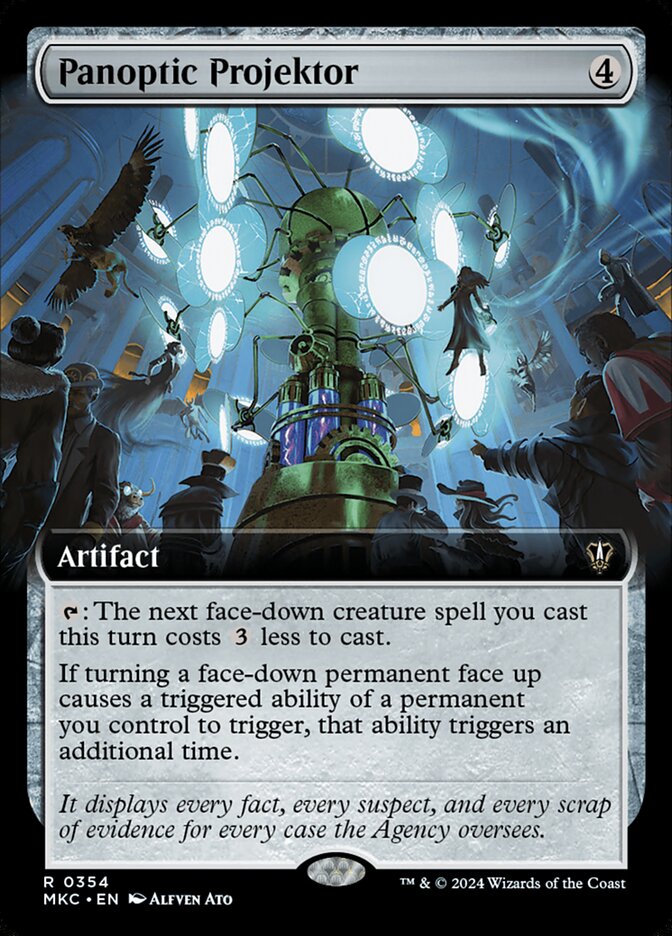 Panoptic Projektor, Murders At Karlov Manor Commander Card Art