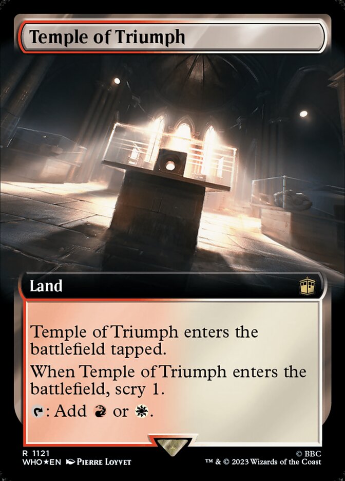 Temple of Triumph, Doctor who Card Art