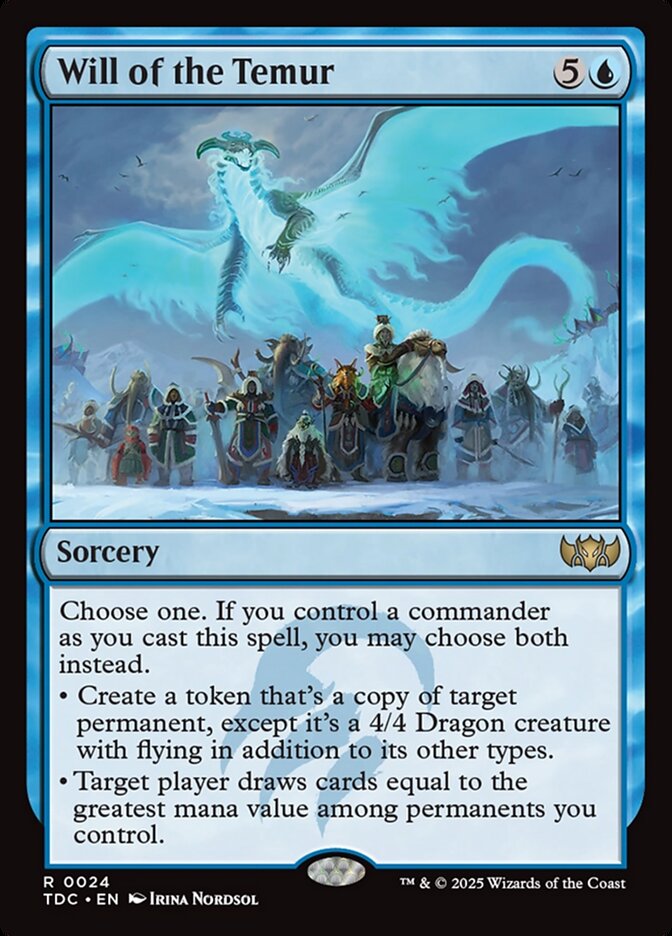 Will of the Temur, Tarkir: dragonstorm commander Card Art