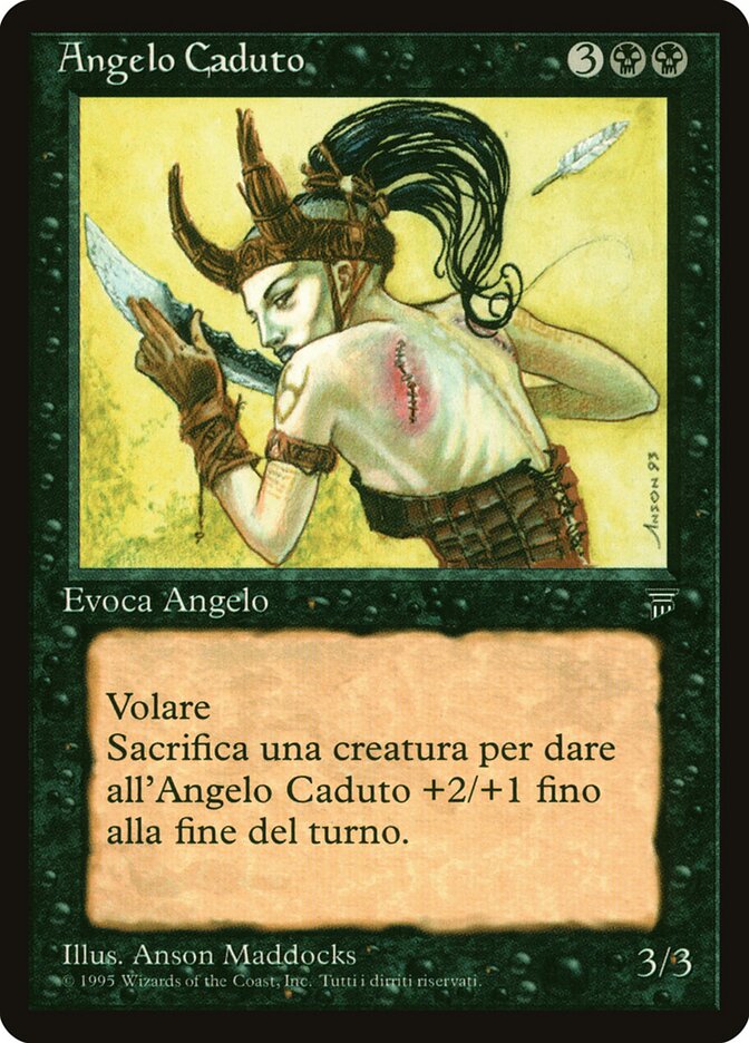 Fallen Angel, Legends Card Art