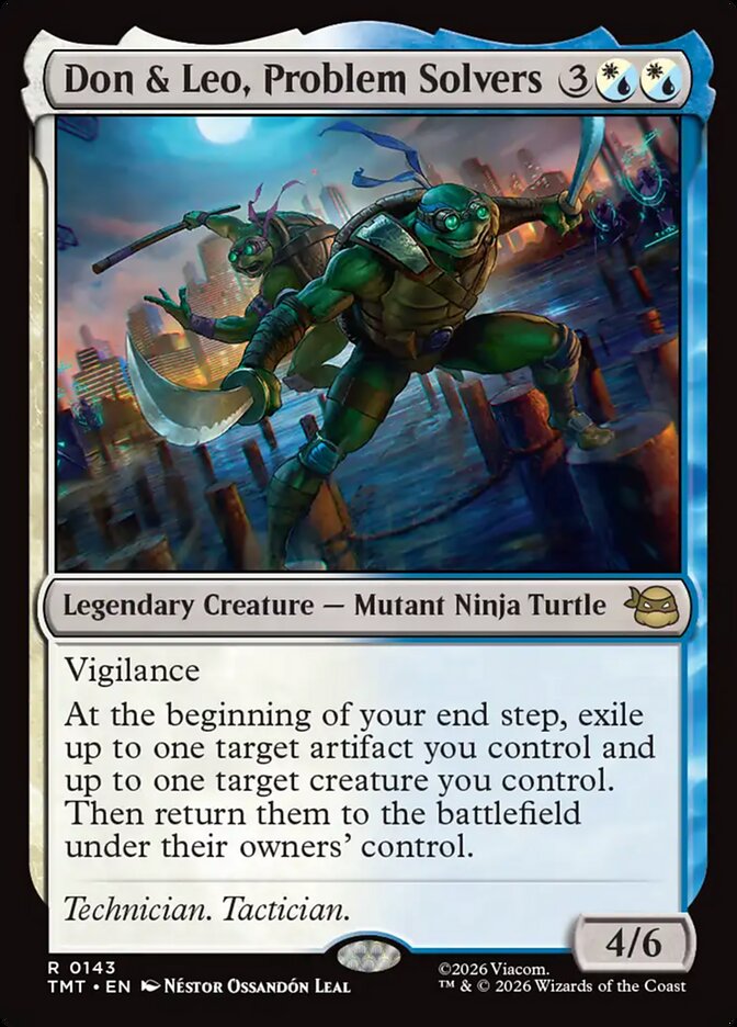 Don & Leo, Problem Solvers, Teenage Mutant Ninja Turtles Card Art