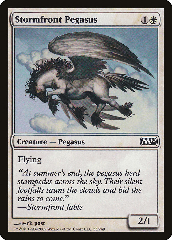 Stormfront Pegasus, Magic 2010 Card Art