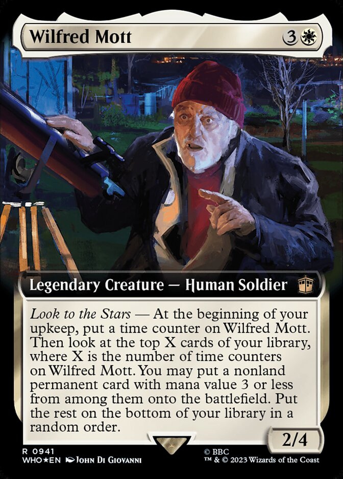 Wilfred Mott, Doctor Who Card Art