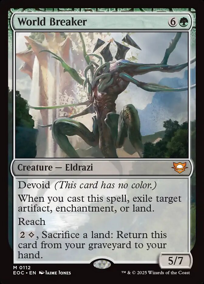 World Breaker, Edge Of Eternities Commander Card Art