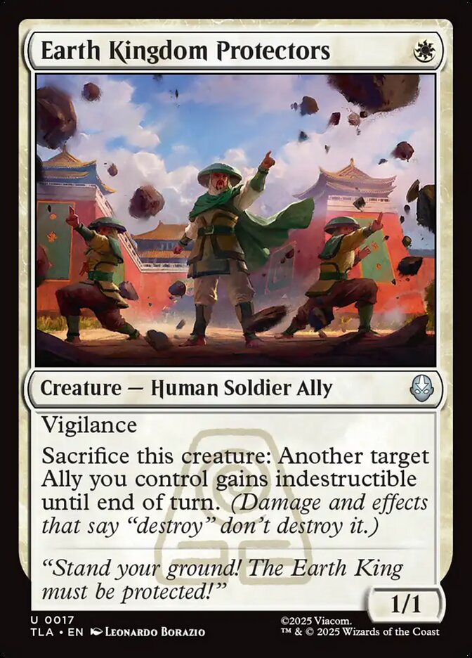 Earth Kingdom Protectors, Avatar: The Last Airbender Card Art