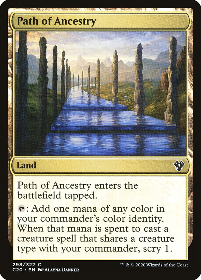 Path of Ancestry, Commander 2020 Card Art