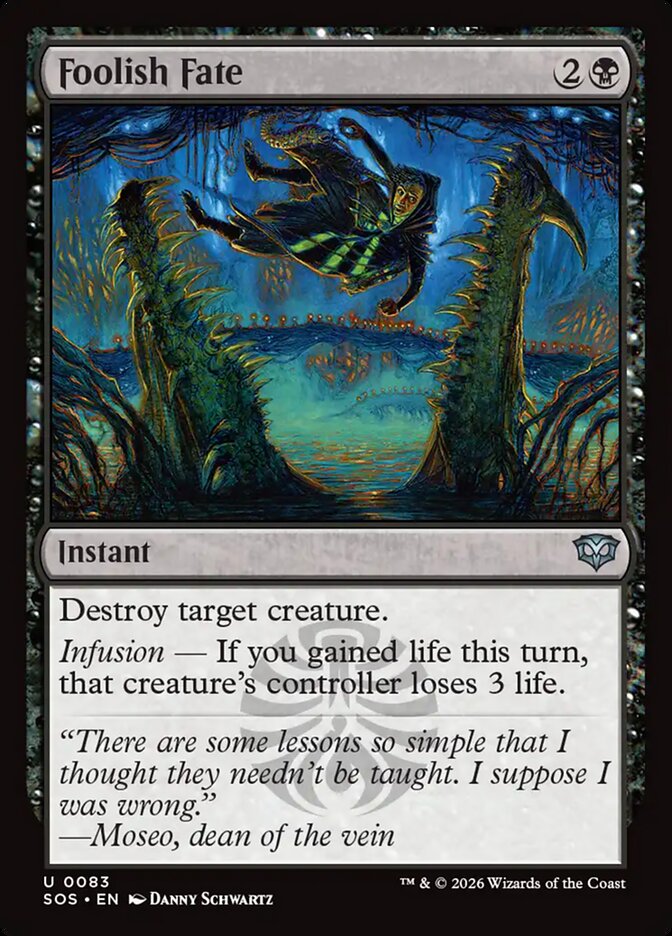 Foolish Fate, Secrets Of Strixhaven Card Art