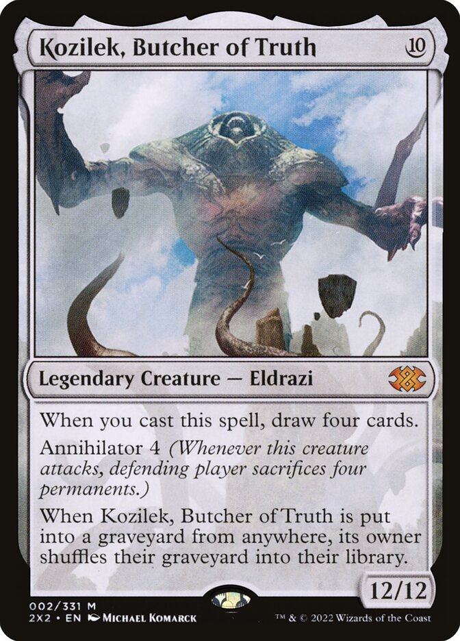 Kozilek, Butcher of Truth, Double Masters 2022 Card Art