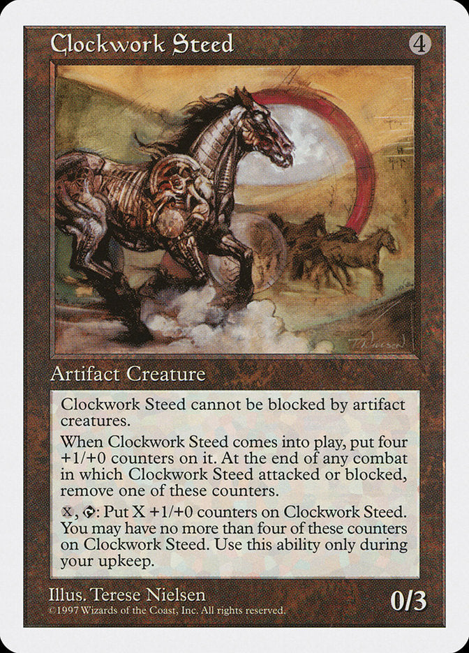Clockwork Steed, Fifth edition Card Art