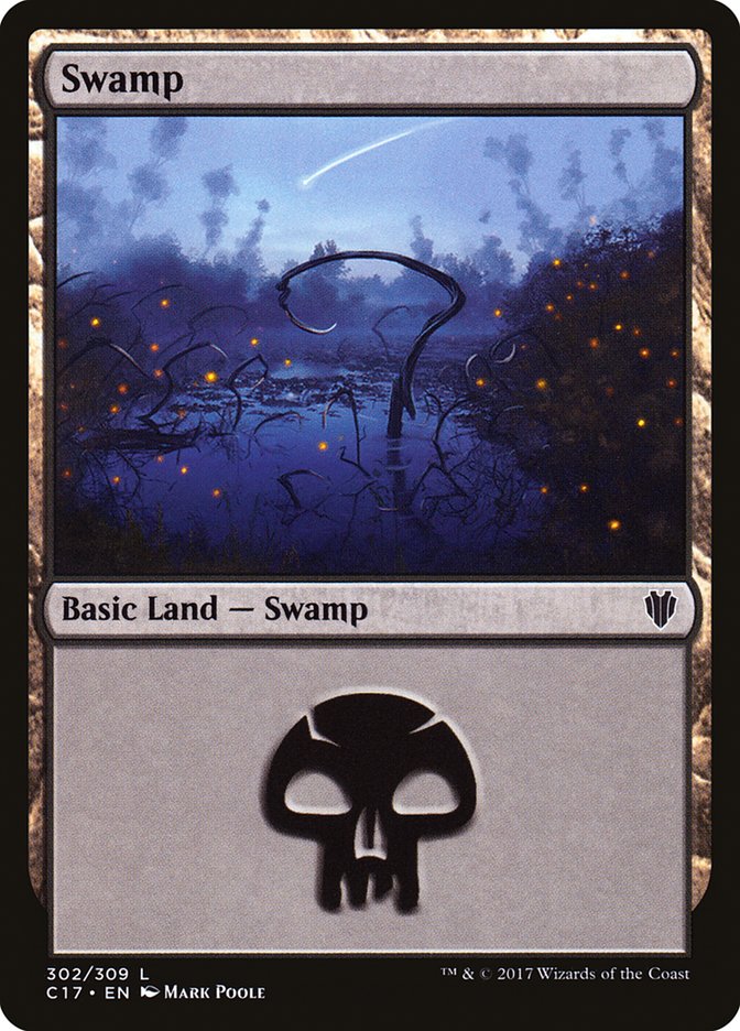 Swamp, Commander 2017 Card Art