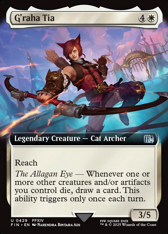 G'raha Tia, Final Fantasy Card Art