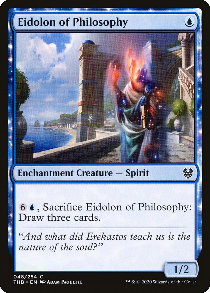 Eidolon of Philosophy, Theros beyond death Card Art