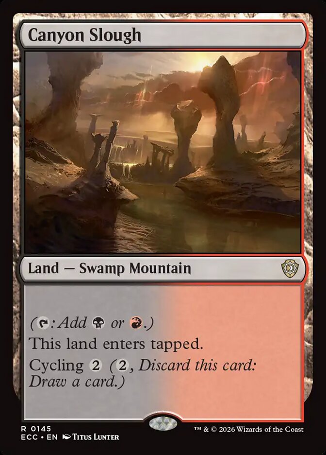 Canyon Slough, Lorwyn Eclipsed Commander Card Art