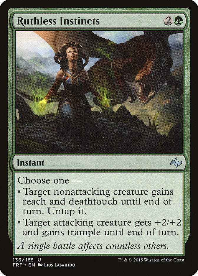 Ruthless Instincts, Fate Reforged Card Art
