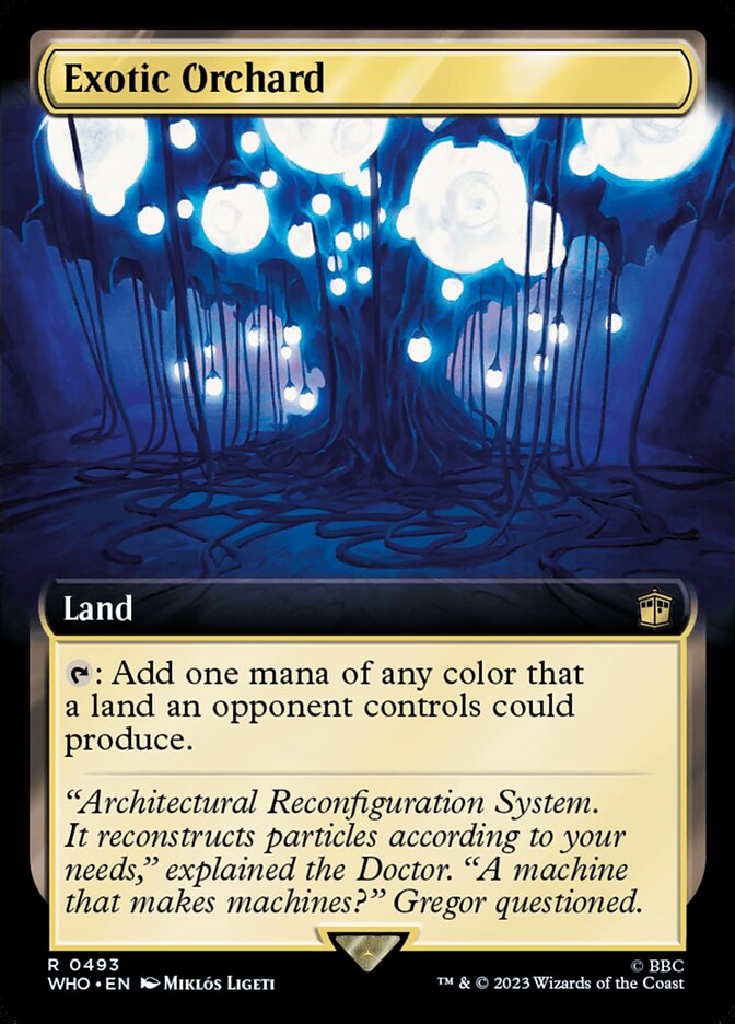 Exotic Orchard, Doctor Who Card Art