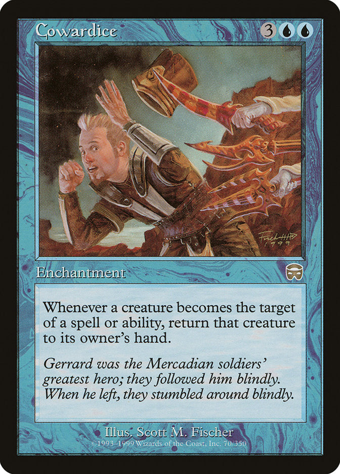 Cowardice, Mercadian masques Card Art