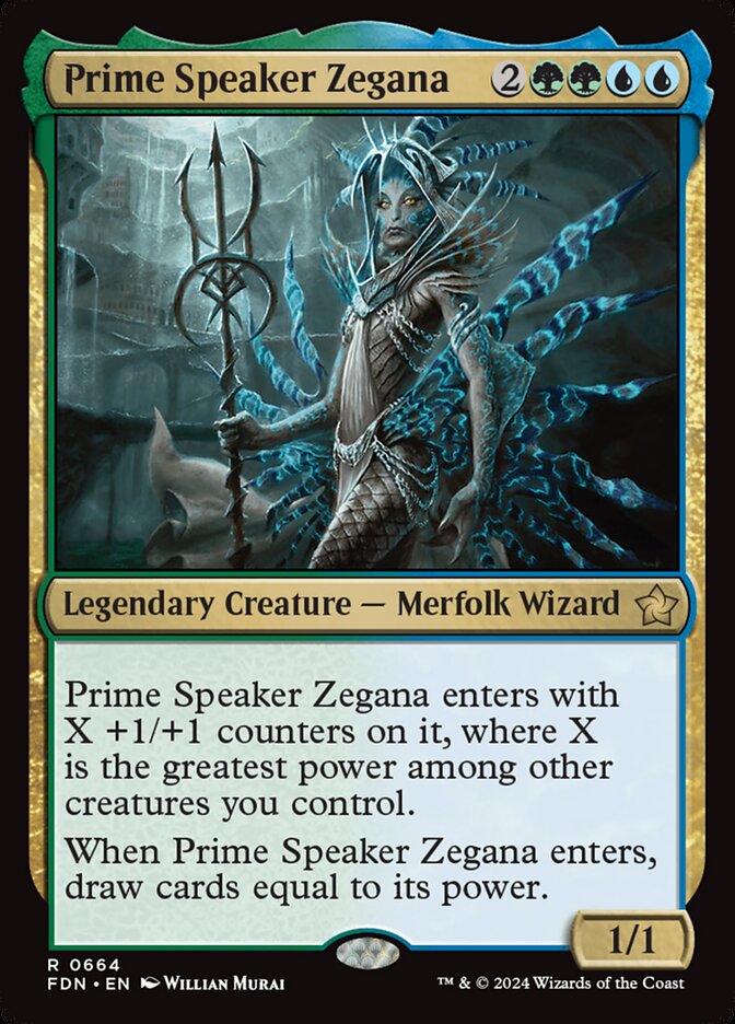 Prime Speaker Zegana, Foundations Card Art