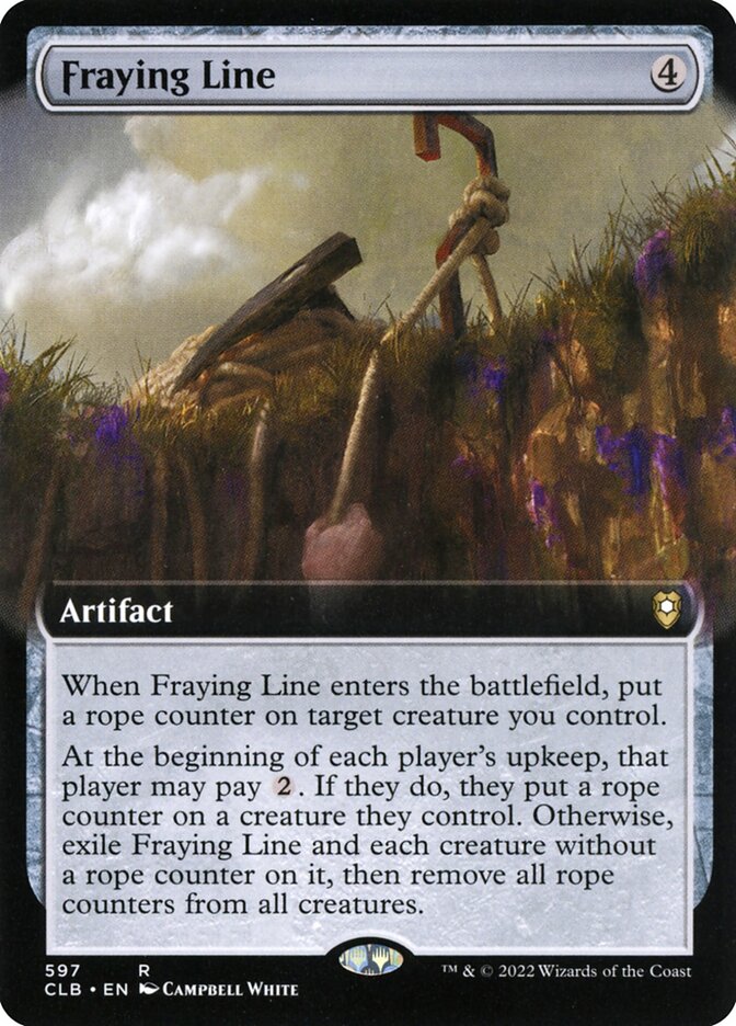 Fraying Line, Commander Legends: Battle For Baldur'S Gate Card Art
