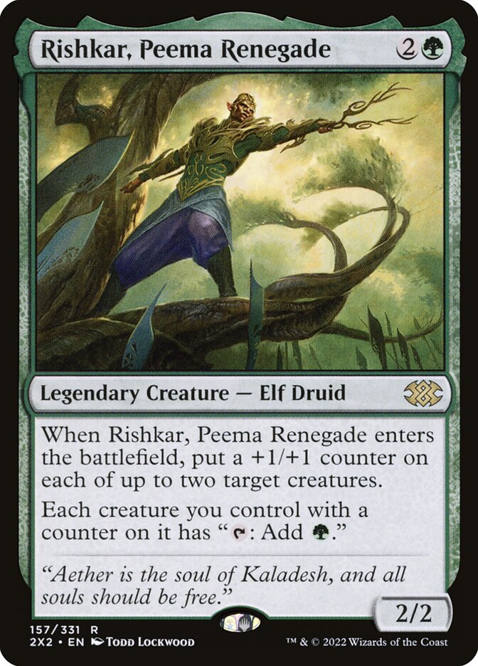 Rishkar, Peema Renegade, Double Masters 2022 Card Art
