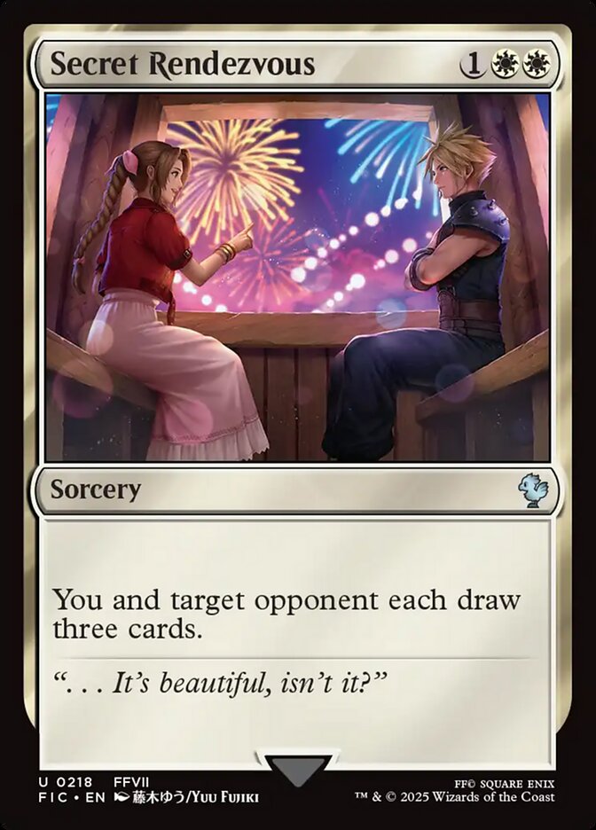 Secret Rendezvous, Final Fantasy Commander Card Art