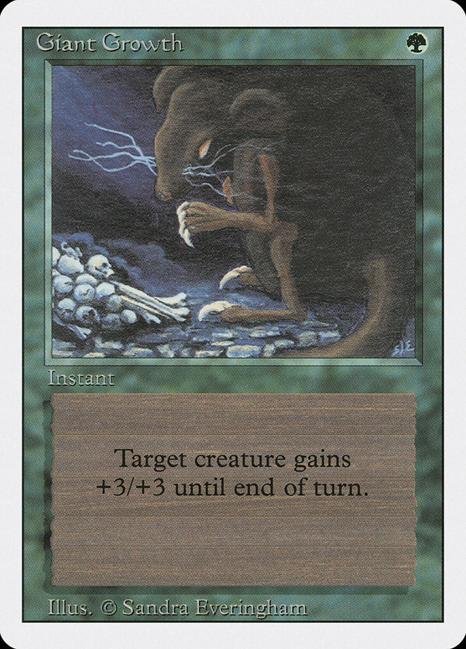 Giant Growth, Revised edition Card Art