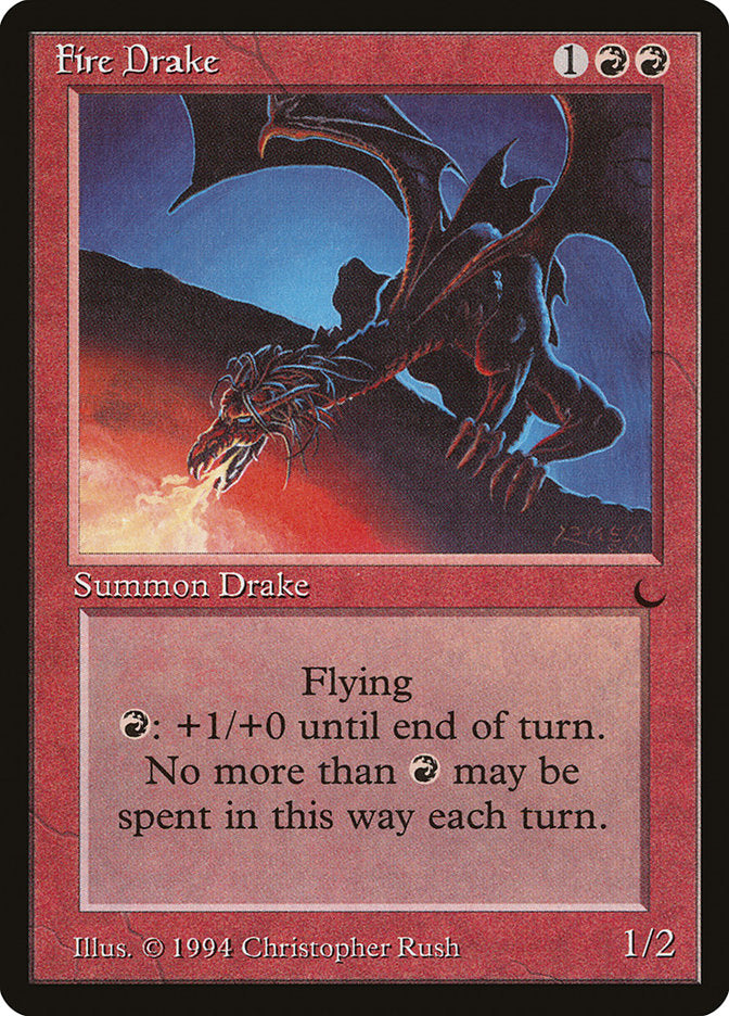 Fire Drake, The dark Card Art