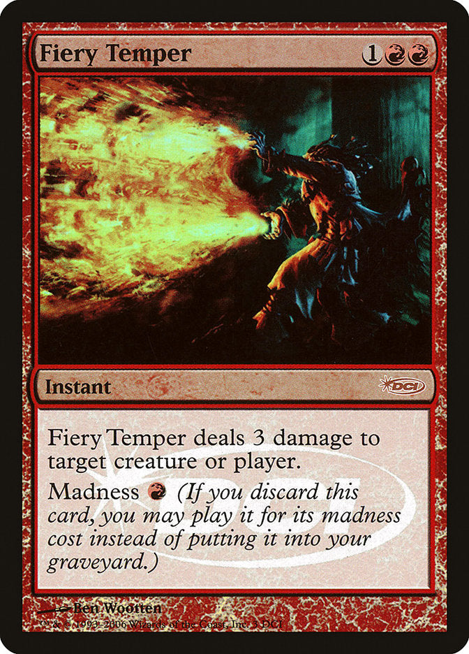 Fiery Temper, Dci Promos Card Art