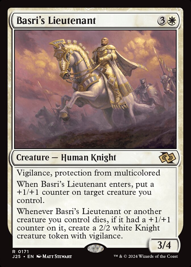 Basri's Lieutenant, Foundations jumpstart Card Art