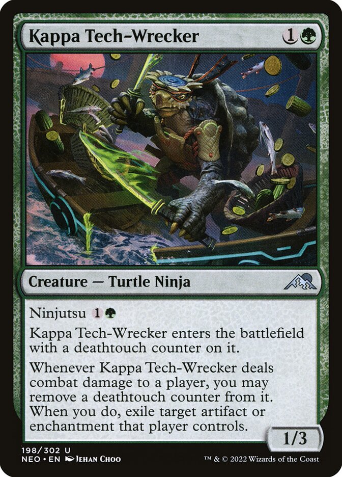 Kappa Tech-Wrecker, Kamigawa: neon dynasty Card Art