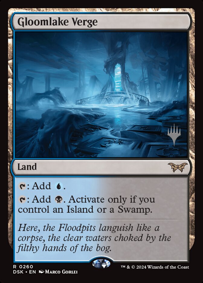 Gloomlake Verge, Duskmourn: house of horror promos Card Art