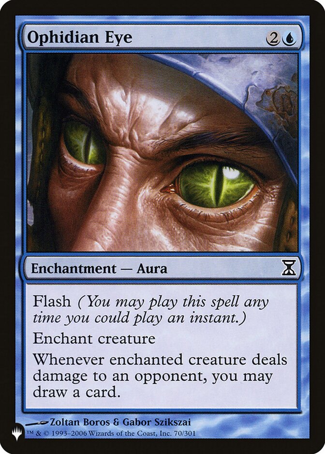 Ophidian Eye, The List Card Art