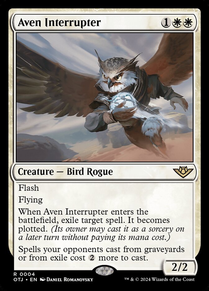 Aven Interrupter, Outlaws of thunder junction Card Art
