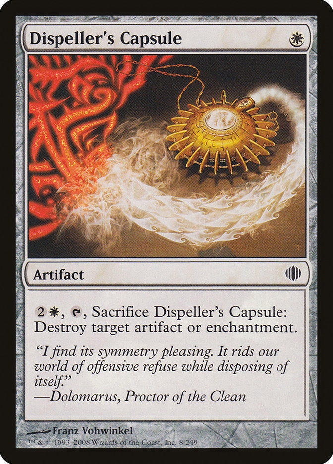 Dispeller's Capsule, Shards of alara Card Art