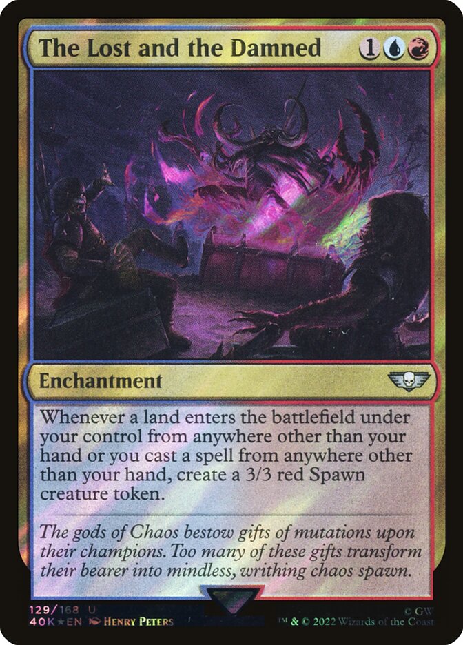 The Lost and the Damned, Warhammer 40,000 Commander Card Art