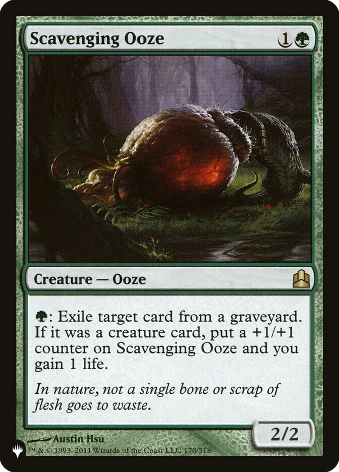 Scavenging Ooze, The List Card Art