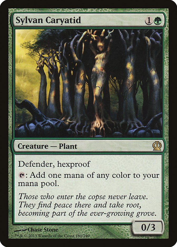 Sylvan Caryatid, Theros Card Art