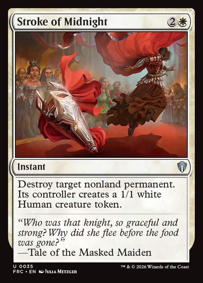 Stroke of Midnight, Reality Fracture Commander Card Art