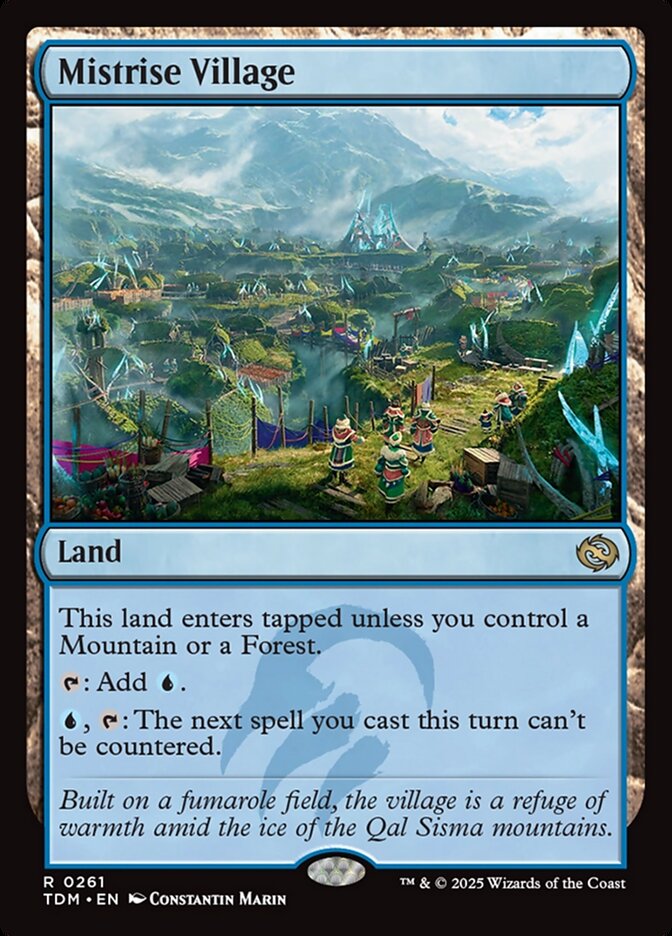 Mistrise Village, Tarkir: dragonstorm Card Art