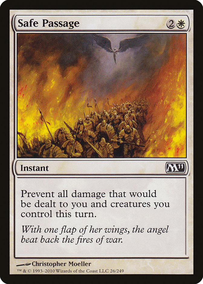 Safe Passage, Magic 2011 Card Art