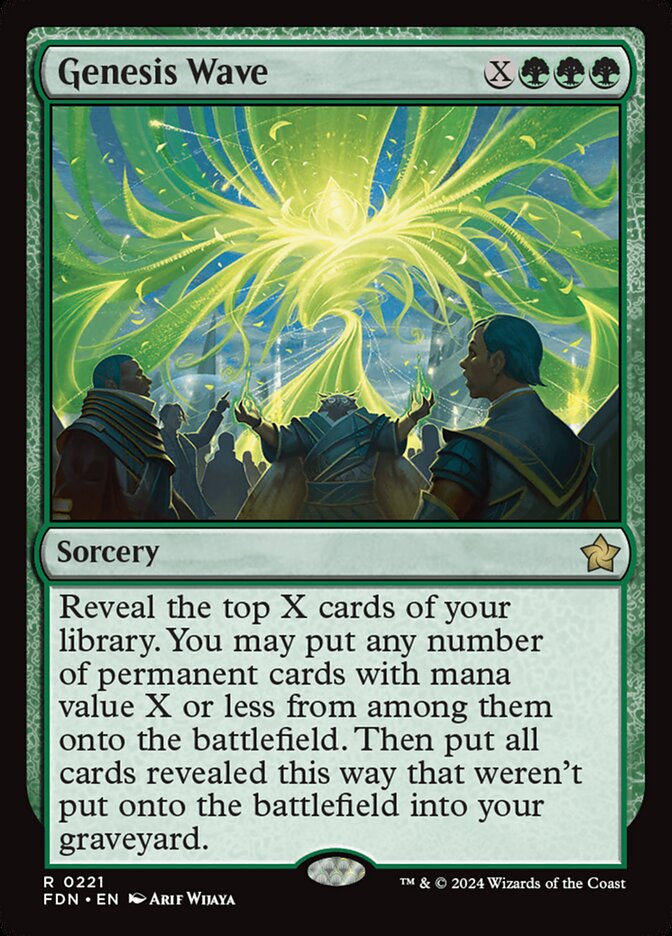 Genesis Wave, Foundations Card Art
