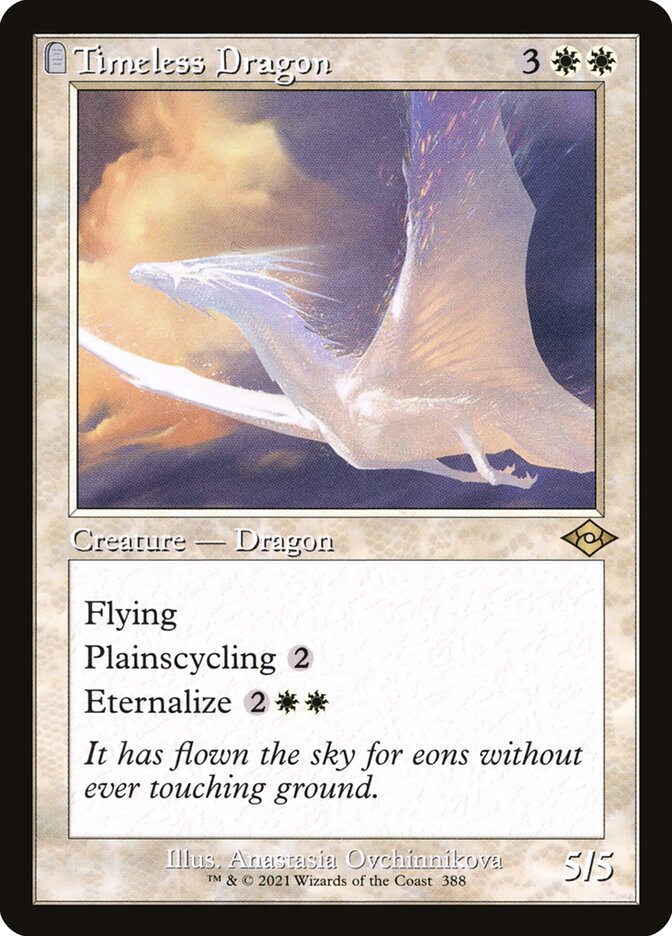 Timeless Dragon, Modern horizons 2 Card Art
